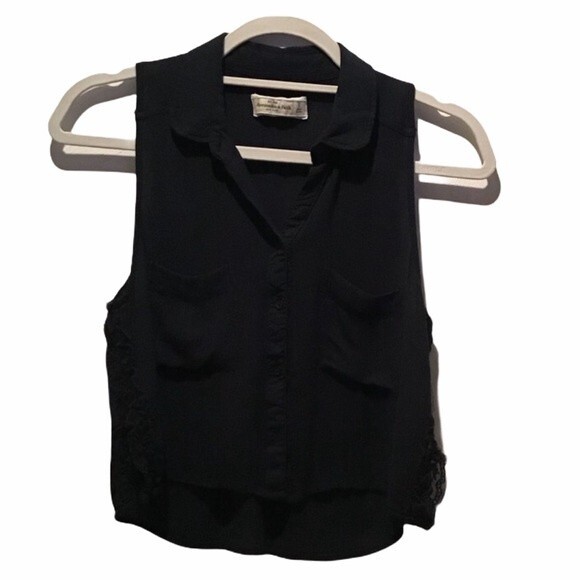 Navy Blue Abercrombie Shirt - Picture 1 of 5